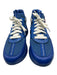 Alexander McQueen Shoe Size 44 Blue Leather Low Top Lace Up Men's Shoes Blue / 44