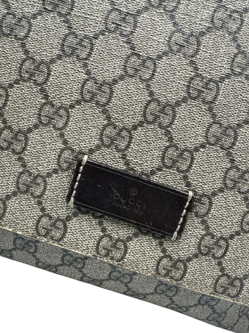 Gucci Beige Coated Canvas Pockets Guccissima Adjustable Strap Diaper Bag Bag Beige