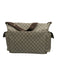 Gucci Beige Coated Canvas Pockets Guccissima Adjustable Strap Diaper Bag Bag Beige
