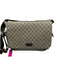 Gucci Beige Coated Canvas Pockets Guccissima Adjustable Strap Diaper Bag Bag Beige