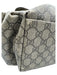 Gucci Beige Coated Canvas Pockets Guccissima Adjustable Strap Diaper Bag Bag Beige