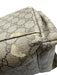 Gucci Beige Coated Canvas Pockets Guccissima Adjustable Strap Diaper Bag Bag Beige