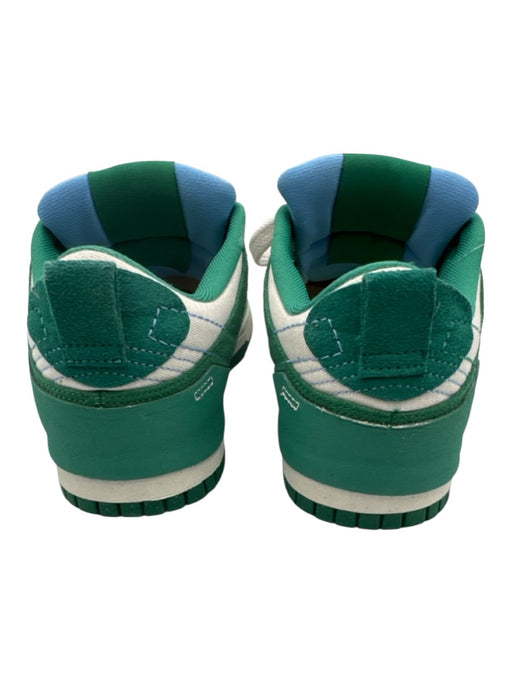 Nike Shoe Size 7.5 Green, White, Blue Canvas Lace Up Color Block Sneakers Green, White, Blue / 7.5