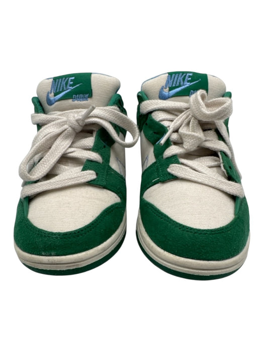 Nike Shoe Size 7.5 Green, White, Blue Canvas Lace Up Color Block Sneakers Green, White, Blue / 7.5