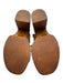 Steve Madden Shoe Size 38 Brown Suede Wood Sole Ankle Tie Platform Sandals Brown / 38