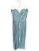 House of CB Size S Light Blue Polyester Strapless Sweetheart Neckline Gown Light Blue / S