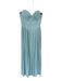 House of CB Size S Light Blue Polyester Strapless Sweetheart Neckline Gown Light Blue / S