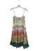 Sweet En Forme Size S Multi Polyester Tiered Spaghetti Strap Rainbow Dress Multi / S
