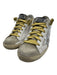 Golden Goose Shoe Size 26 Beige, Silver, Gold Leather & Suede Low Top Sneakers Beige, Silver, Gold / 26
