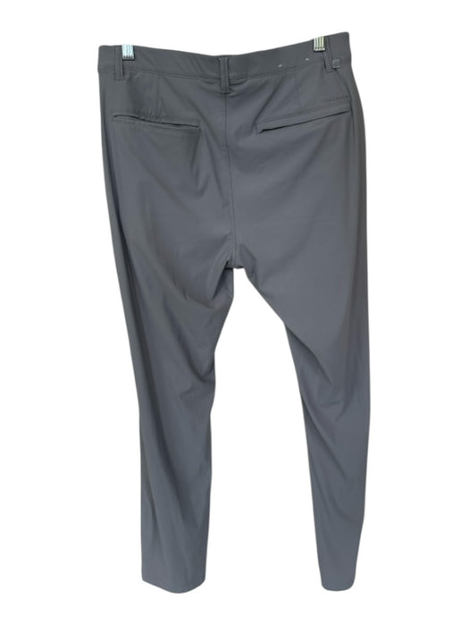 7 Diamonds Size 30X32 Light Gray Nylon Blend Solid Golf Men's Pants Light Gray / 30X32