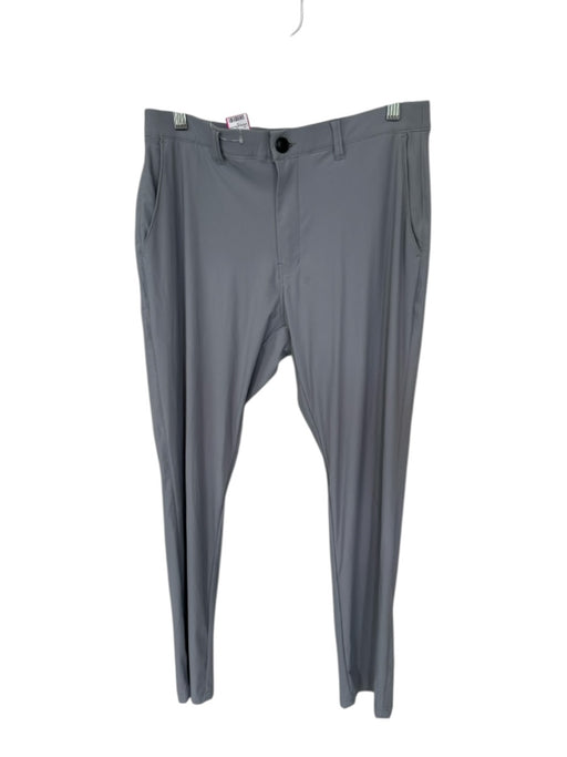 7 Diamonds Size 30X32 Light Gray Nylon Blend Solid Golf Men's Pants Light Gray / 30X32