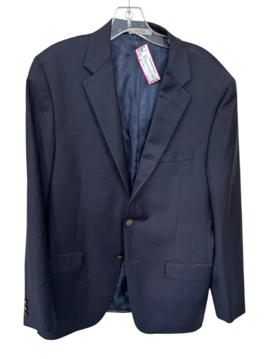Hickey Freeman Navy Wool Solid 2 Button Men's Blazer Navy / 40