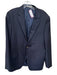 Hickey Freeman Navy Wool Solid 2 Button Men's Blazer Navy / 40