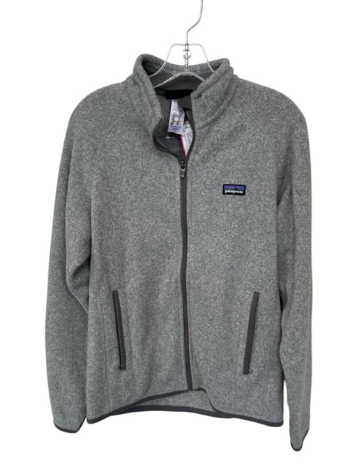Patagonia Size S Gray Polyester Heathered Full Zip Athletic Men's Jacket Gray / S