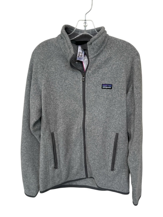 Patagonia Size S Gray Polyester Heathered Full Zip Athletic Men's Jacket Gray / S