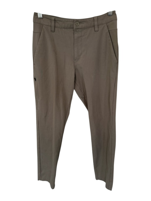 BYLT Size 30 Taupe Viscose Solid Side Pockets Golf Men's Pants Taupe / 30