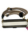 Marc Jacobs Mauve & Beige Leather Rectangle Color Block Canvas Strap Bag Mauve & Beige / S