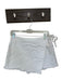 We The Free Size 6 White Cotton Blend Front Zipper Tie Detail Skort Skirt White / 6