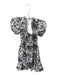 House of Harlow Size S White & Orange Cotton Button Front Back Tie Tassel Dress White & Orange / S
