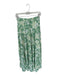 Minkpink Size M Green & White Cotton Floral Drawstring Maxi Tiered Skirt Green & White / M