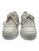 Gucci Shoe Size 38.5 White Leather Upper Perforated Guccissima Low Top Sneakers White / 38.5