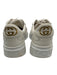 Gucci Shoe Size 38.5 White Leather Upper Perforated Guccissima Low Top Sneakers White / 38.5