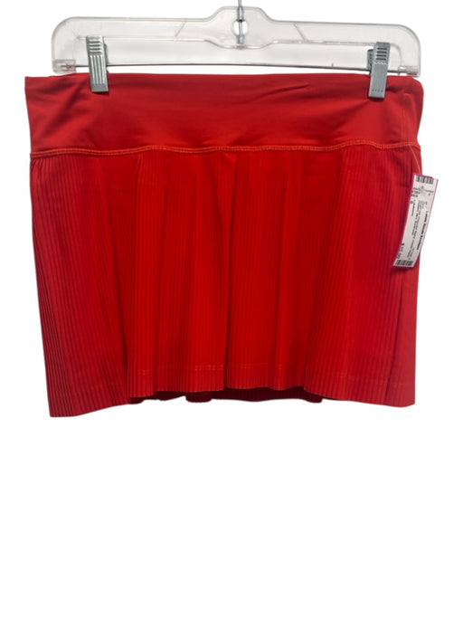 Lululemon Size 6 Bright red Polyester Blend Elastic Waist Pleated Mini Skirt Bright red / 6