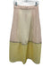 Maje Size Medium Orange, Yellow, White Polyester Blend Paneled Mesh Maxi Skirt Orange, Yellow, White / Medium