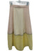 Maje Size Medium Orange, Yellow, White Polyester Blend Paneled Mesh Maxi Skirt Orange, Yellow, White / Medium