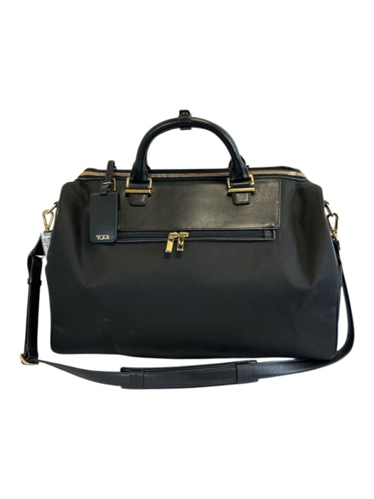 Tumi Black Gold hardware Weekender Duffle Bag Black / L