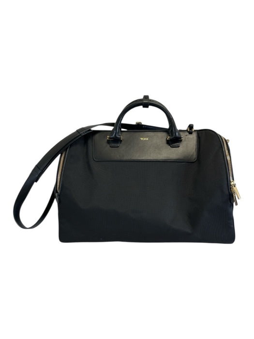 Tumi Black Gold hardware Weekender Duffle Bag Black / L