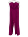 Trina Turk Size 8 Magenta Pink Polyester Blend Strapless Boning Darted Jumpsuit Magenta Pink / 8