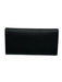 Salvatore Ferragamo Black Leather Flap Gold Hardware Horse Bit Wallets Black