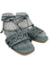 Tory Burch Shoe Size 7 Light Blue Leather Upper Ankle Wrap Woven Espadrille Light Blue / 7