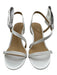 Ted Baker Shoe Size 7 White Satin Bow detail Bedazzled Slip On Stiletto Sandals White / 7