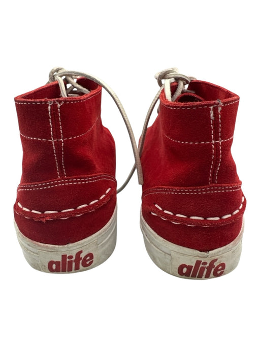 Alife Shoe Size 9 Red Suede Solid Sneaker Men's Shoes Red / 9