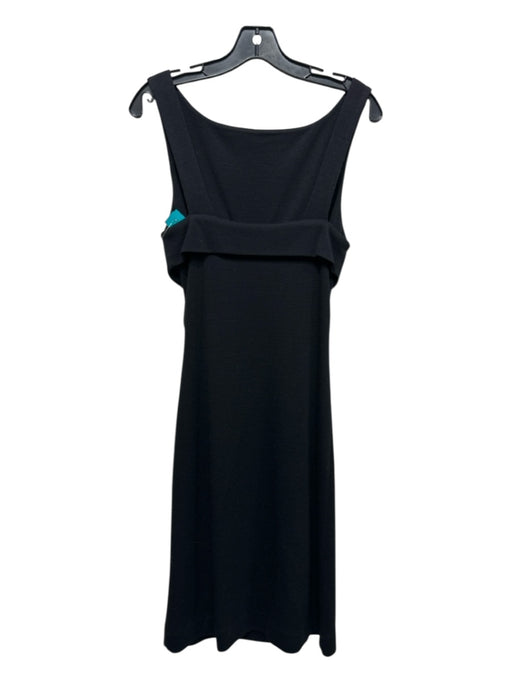 Diane Von Furstenberg Size 12 Black No Fabric Tag Sleeveless Empire Waist Dress Black / 12