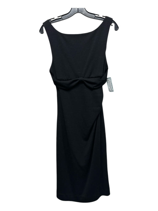 Diane Von Furstenberg Size 12 Black No Fabric Tag Sleeveless Empire Waist Dress Black / 12