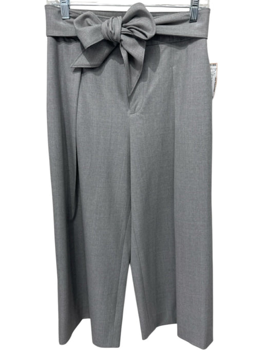 Club Monaco Size 4 Light Gray Wool Blend Zip & Hook Closure High Rise Top Light Gray / 4