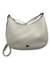 Kate Spade Ivory Pebble Leather Gold Metal Shoulder Bag Purse Ivory / Small