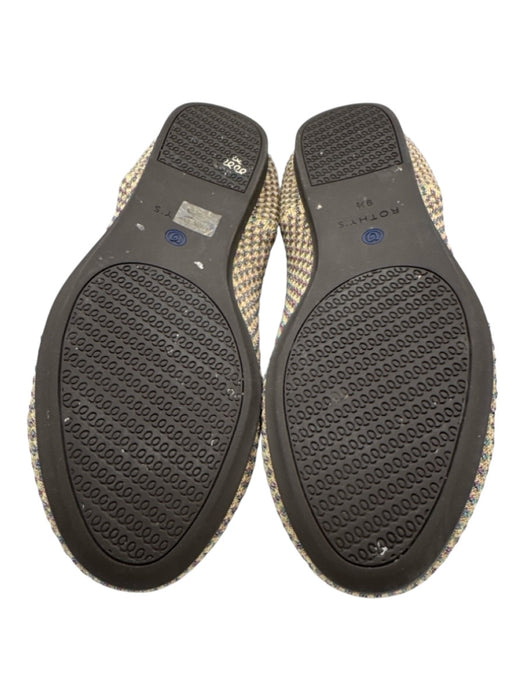 Rothy's Shoe Size 9 1/2 Tan & Glitter Synthetic Slip On Shoes Tan & Glitter / 9 1/2