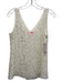 Lilly Pulitzer Size M Cream & Gold No Fabric Tag Mesh Top Gold Dot Detail Top Cream & Gold / M