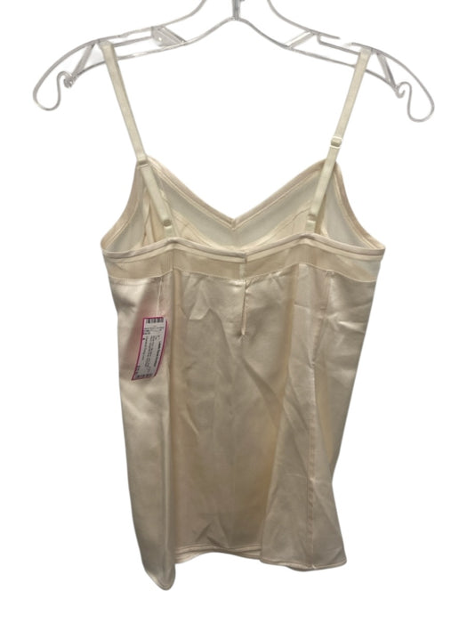 Charles & Chang- Lima Size 4 Blush Pink Silk Blend Lace Detail V Neck Top Blush Pink / 4