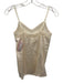 Charles & Chang- Lima Size 4 Blush Pink Silk Blend Lace Detail V Neck Top Blush Pink / 4