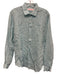 Orlebar Brown Size M Light blue Linen Solid Button Up Men's Long Sleeve Shirt Light blue / M