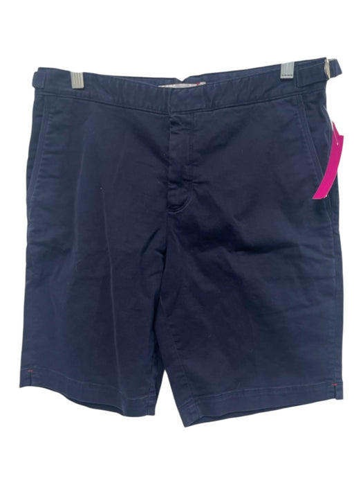 Orlebar Brown NWT Size 30 Navy Cotton Solid Side Tabs Khakis Men's Shorts Navy / 30