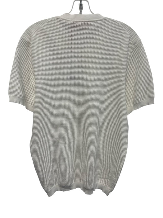 Orlebar Brown NWT Size M White Polyester Blend Knit T shirt Crew Short Sleeve White / M