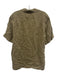 Orlebar Brown NWT Size S Olive Green Linen Solid Button Up Men's Short Sleeve Olive Green / S