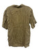 Orlebar Brown NWT Size M Olive Green Linen Solid Button Up Men's Short Sleeve Olive Green / M