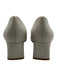 Franco Sarto Shoe Size 7.5 White & Gold Leather Pointed Toe Bow Detail Pumps White & Gold / 7.5